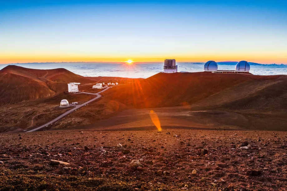 Sonnenuntergang auf dem Mauna Kea