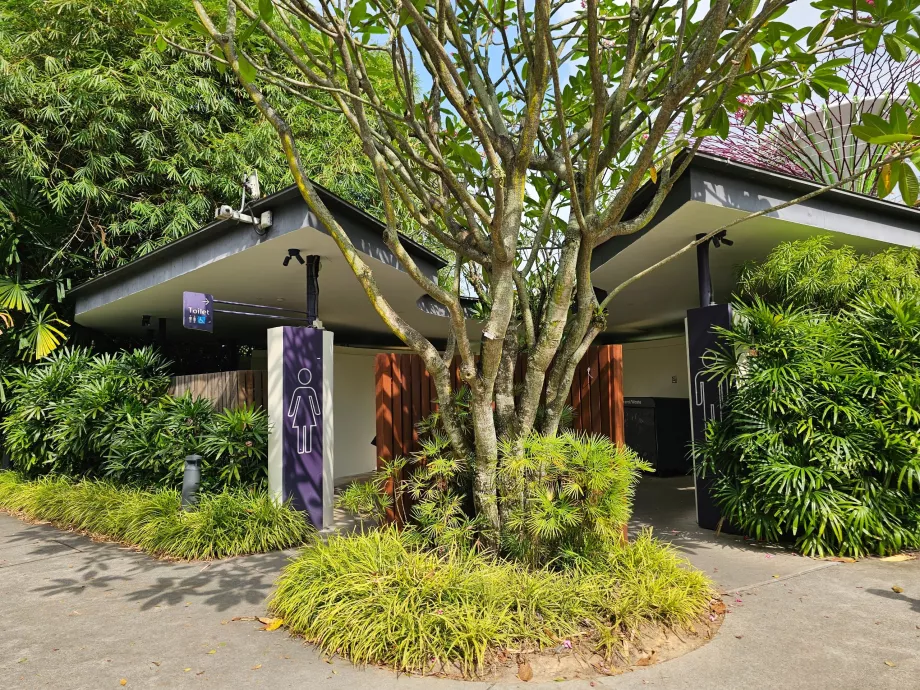 Gardens by the Bay, kostenlose Toilette