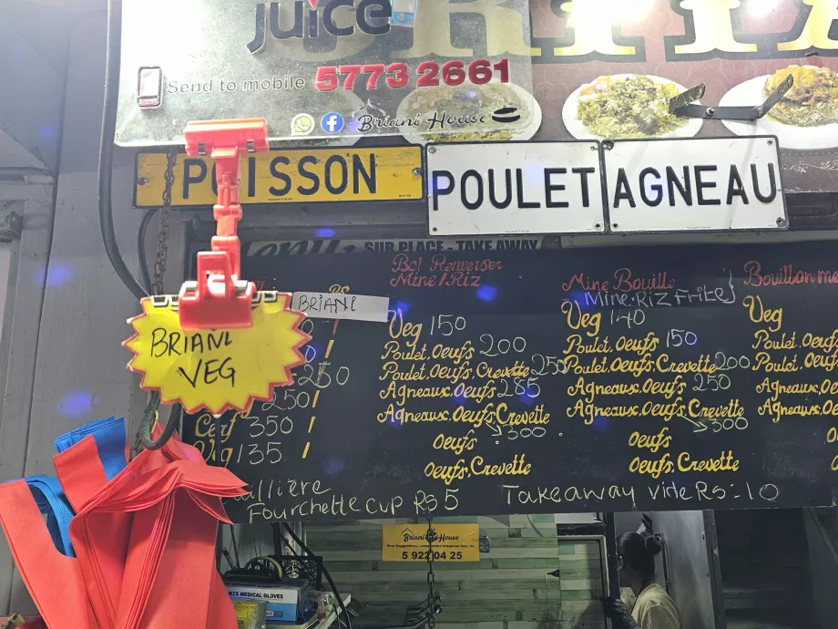 Lebensmittelpreise auf den Märkten