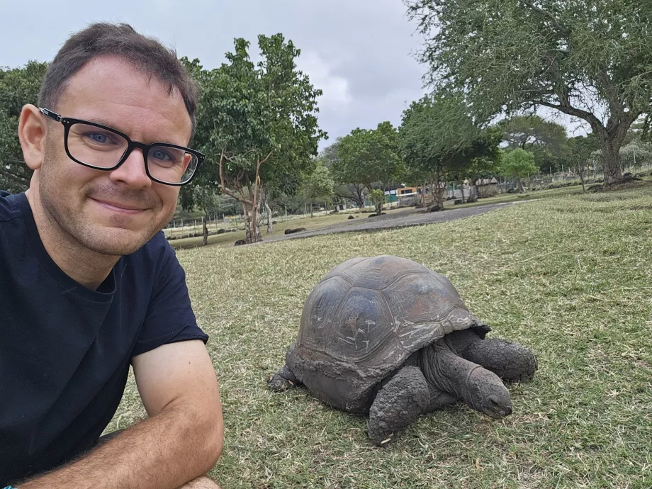 Schildkröten im Zoo Casela