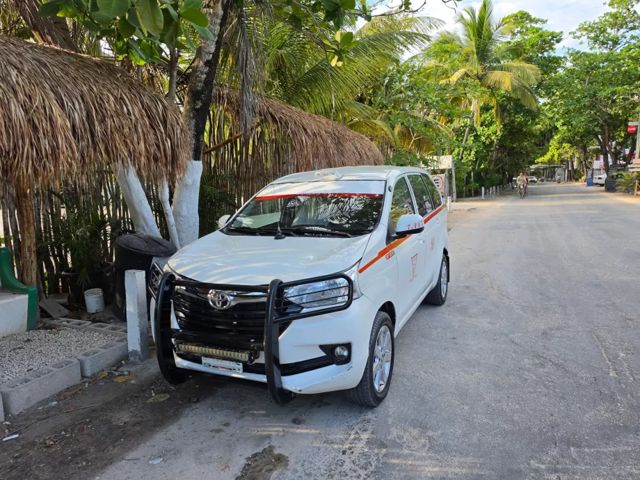 Taxi in Tulum