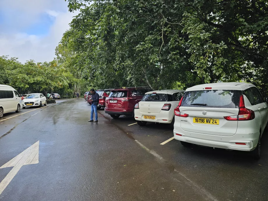 Chamarel-Parkplatz