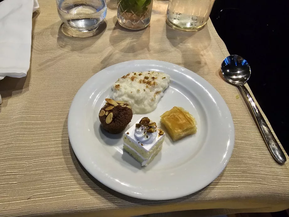 Dessert, Abendessen
