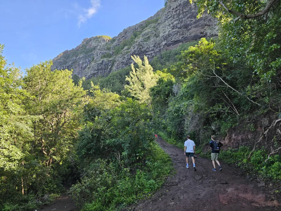Beginn der Reise nach Le Morne