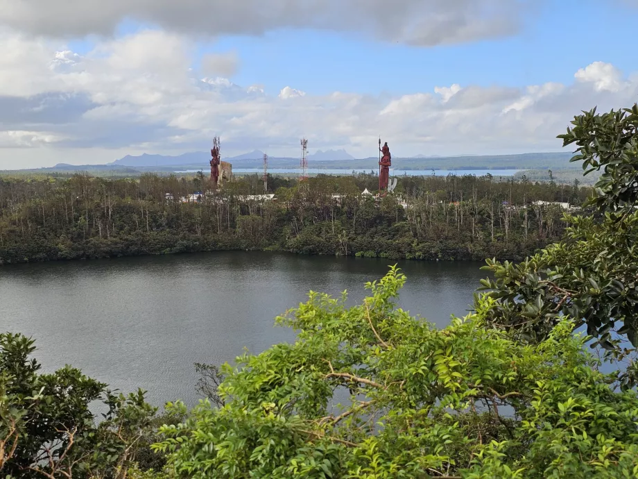 Blick vom Hanuman-Tempel