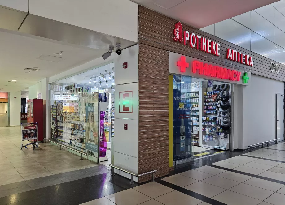 Apotheke, öffentlicher Bereich, Terminal 2