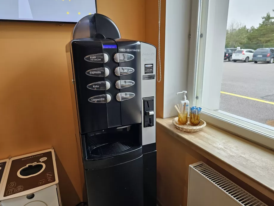 Kaffeemaschine, öffentlicher Teil