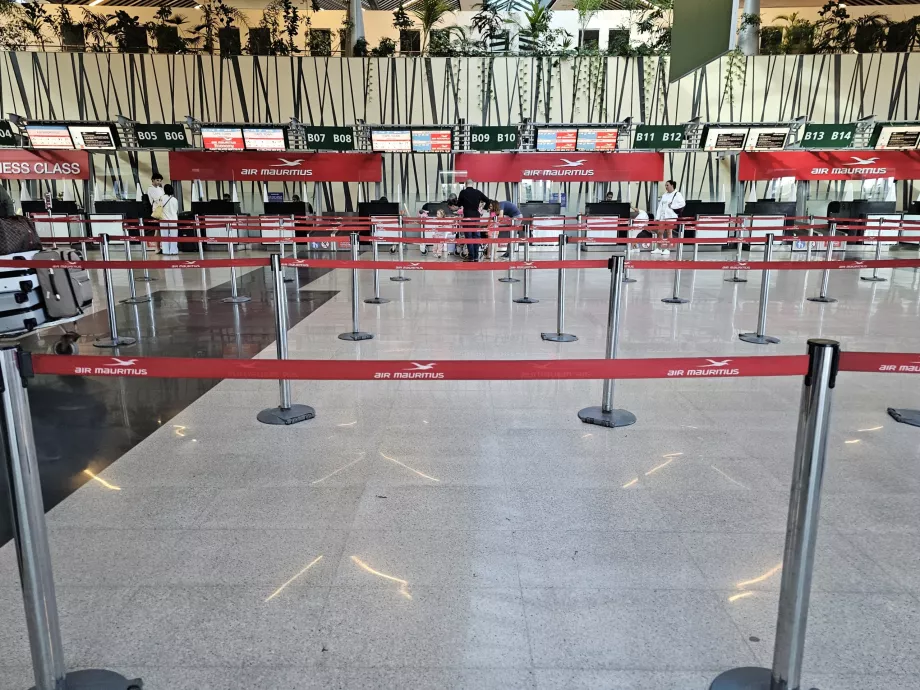 Einchecken Air Mauritius