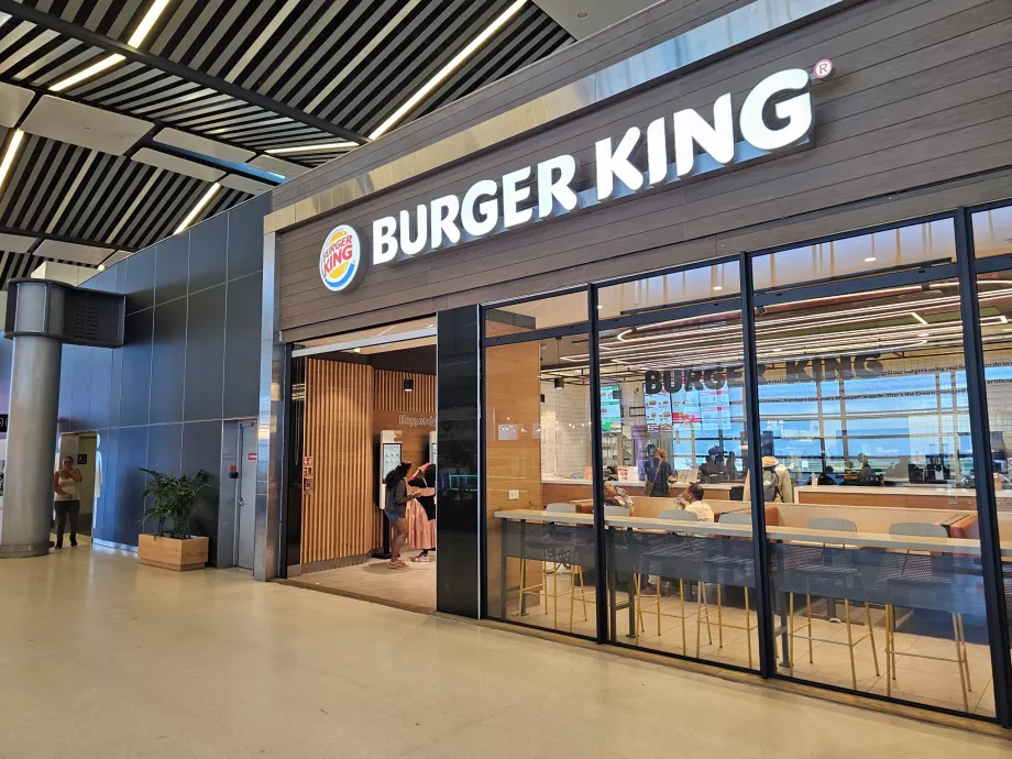 Burger King in der Transitzone