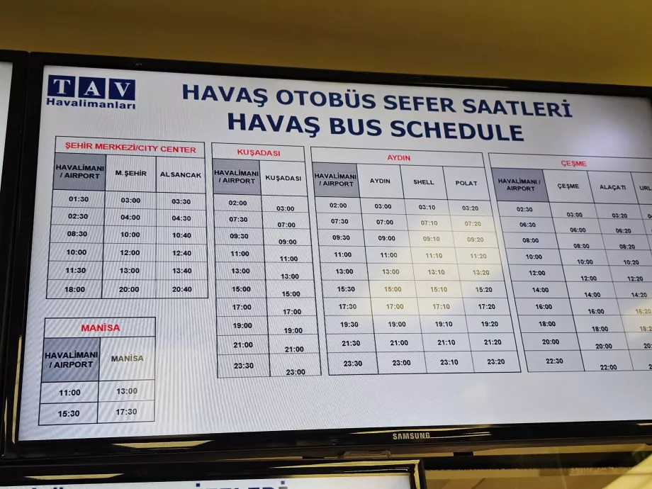 Havas Busfahrplan