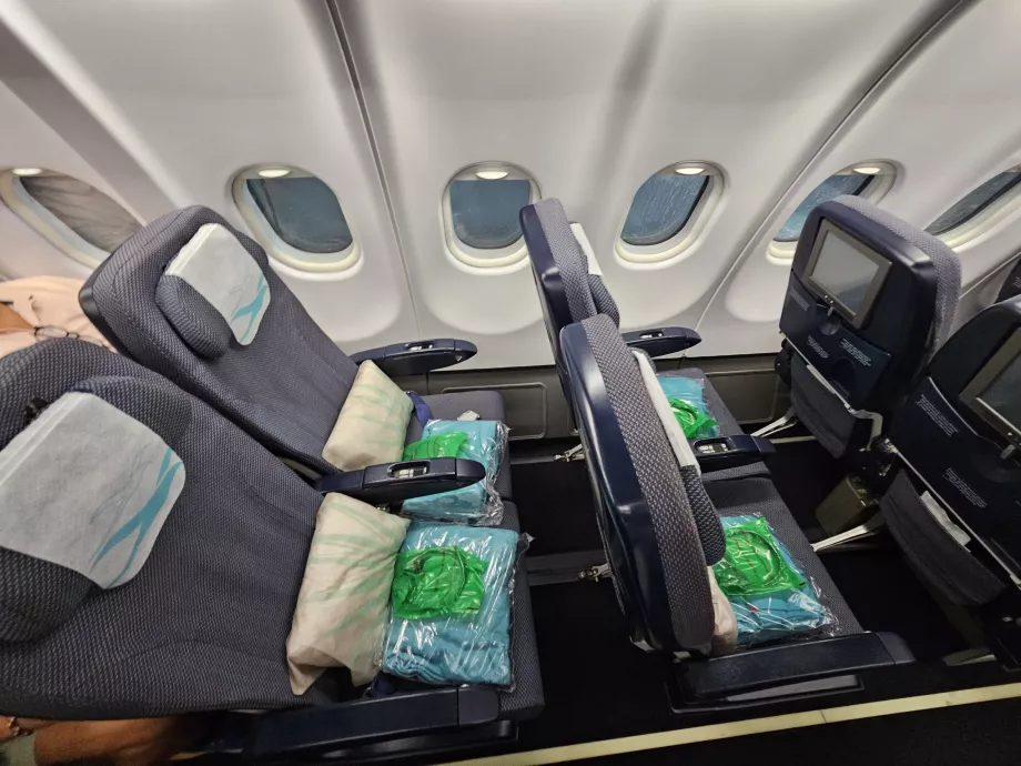 Sitze der Economy-Klasse, Airbus A330