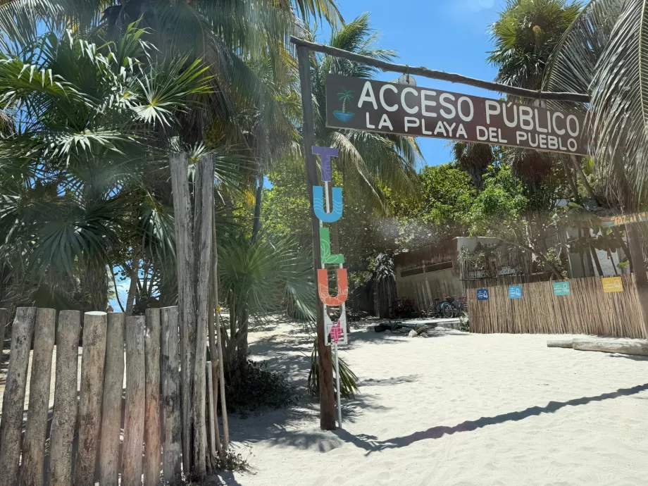 Öffentlicher Zugang zum Strand