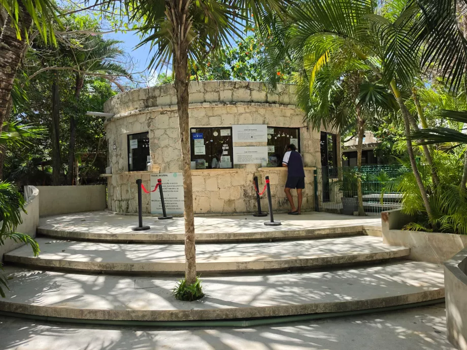 Kasse für den Strand von Akumal
