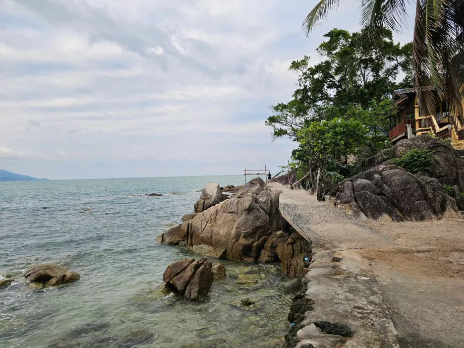 Reise zum langweiligen Strand von Thongson Bay