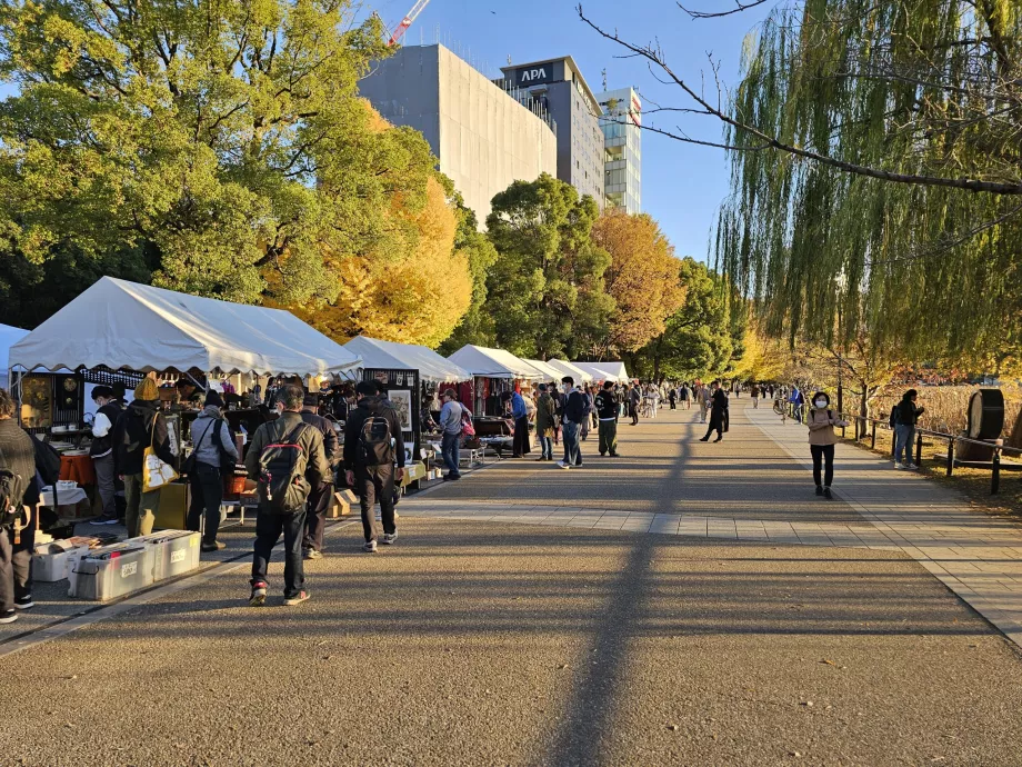 Souvenirstände im Ueno-Park