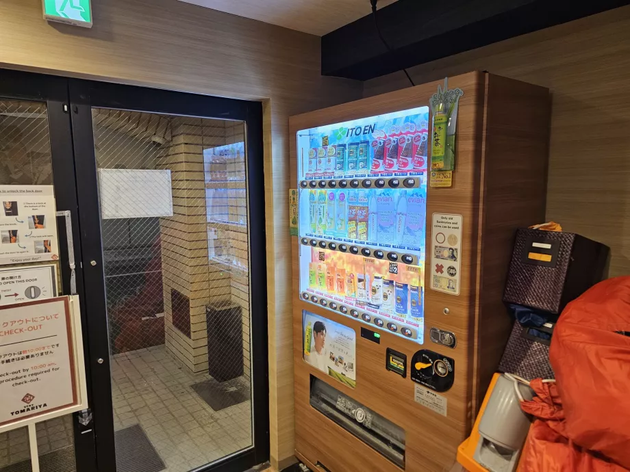 Verkaufsautomaten im Erdgeschoss