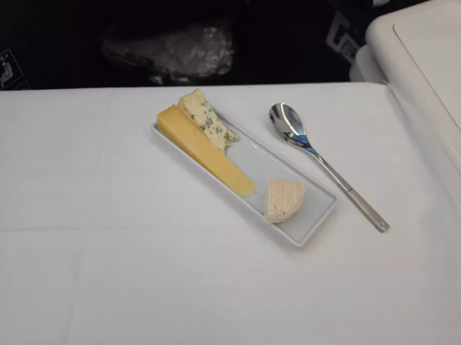 Mittagessen: eine Auswahl an Käsesorten