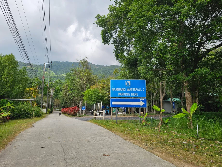 Richtung Namuang Wasserfall 2