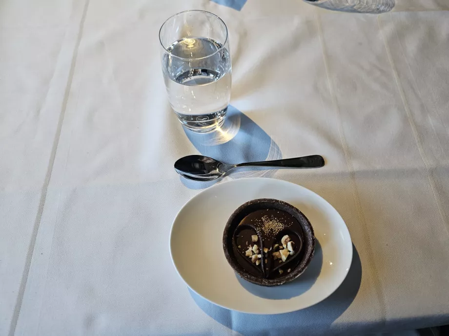 Dessert vor der Landung
