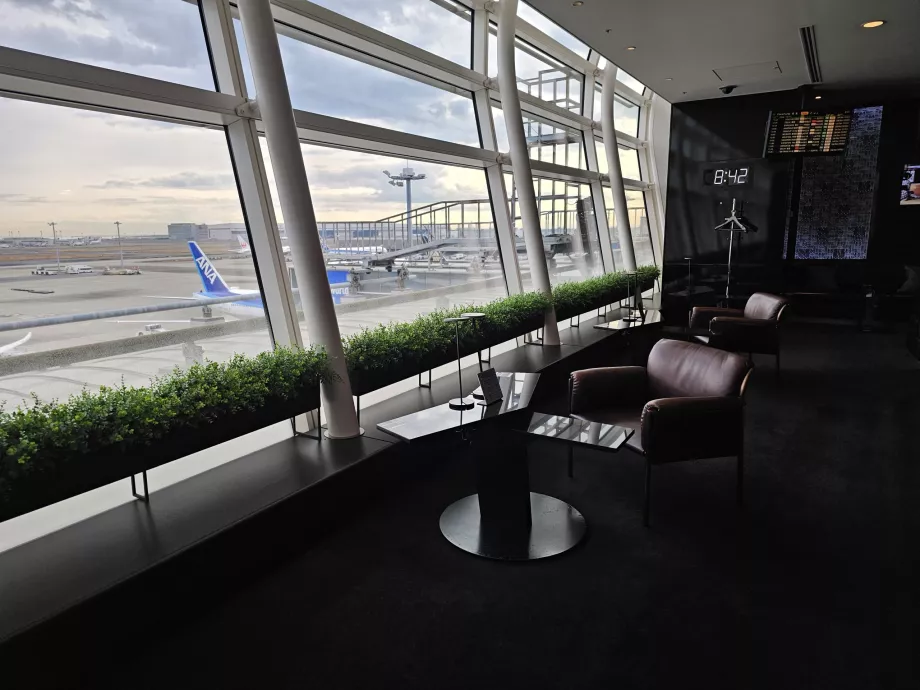 Blick auf den Flugplatz