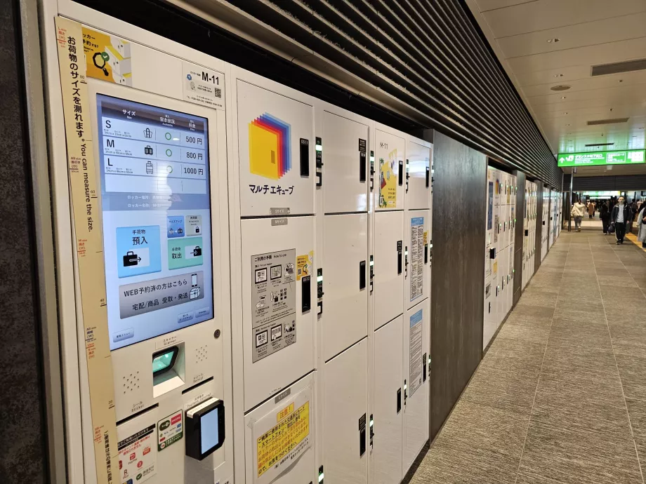 Schließfächer für die Gepäckaufbewahrung