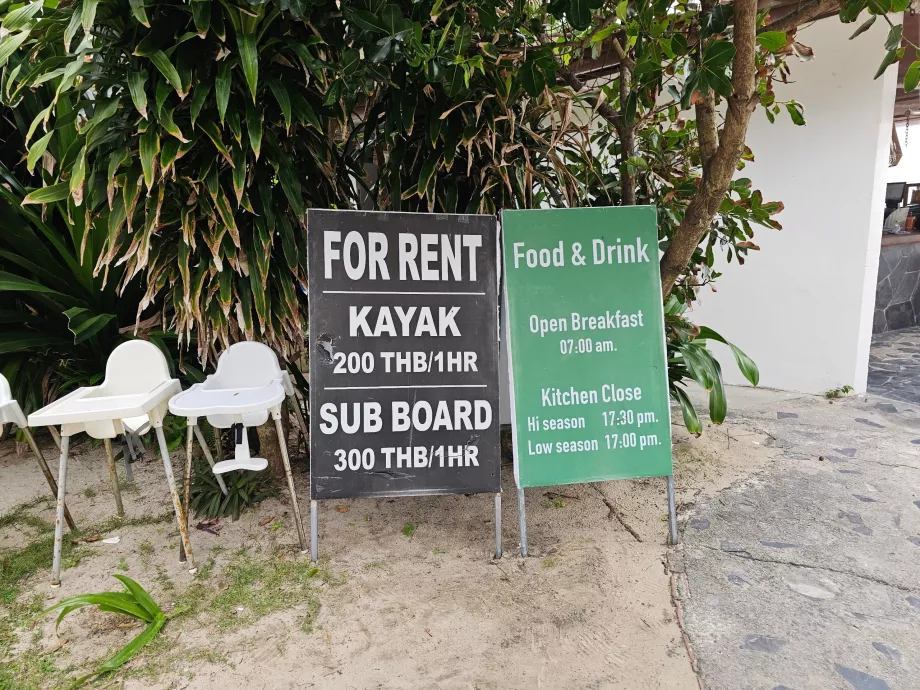 Silver Beach, Wassersport