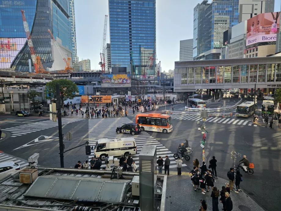 Shibuya Junction von Starbucks aus