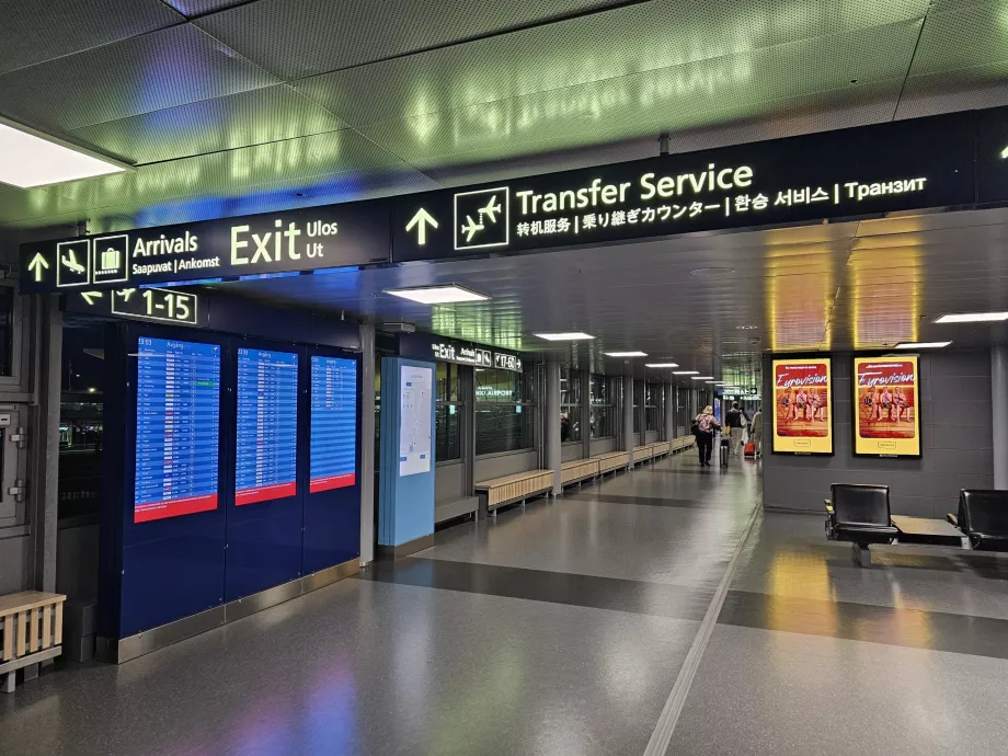 Transfer, Flughafen Helsinki