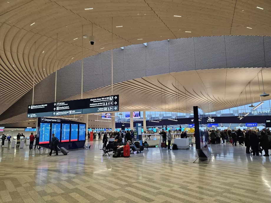 Abflughalle, Flughafen Helsinki