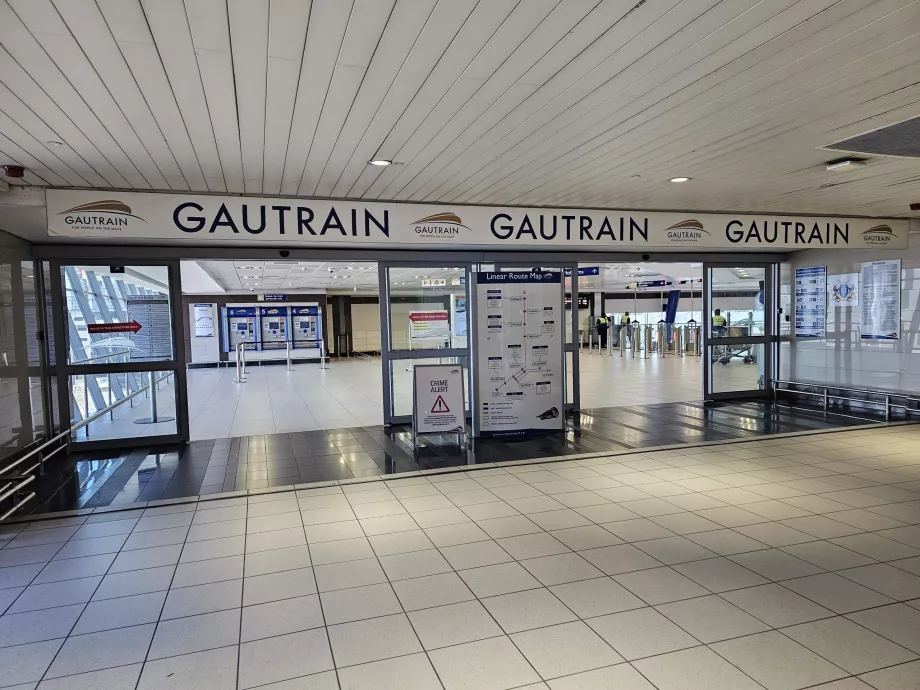 Gautrain Bahnhöfe