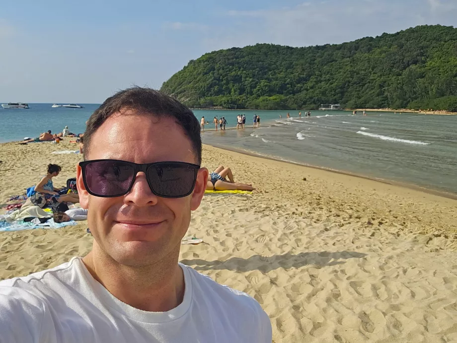 Ich am Strand von Ko Ma