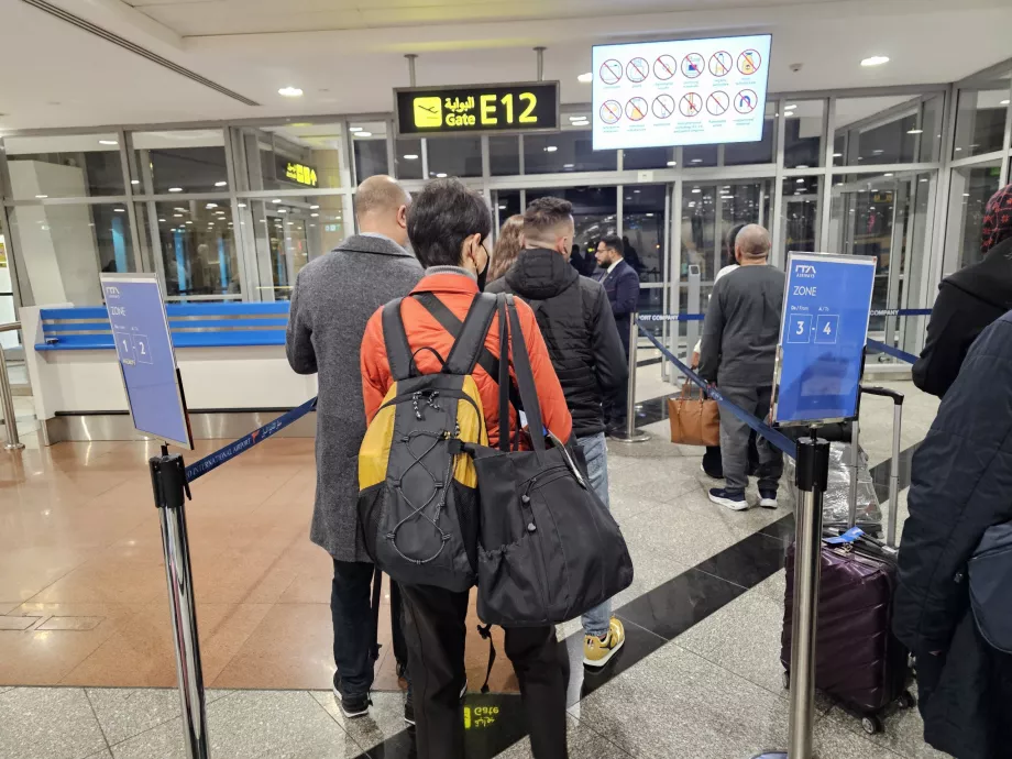 Einsteigen nach Zonen