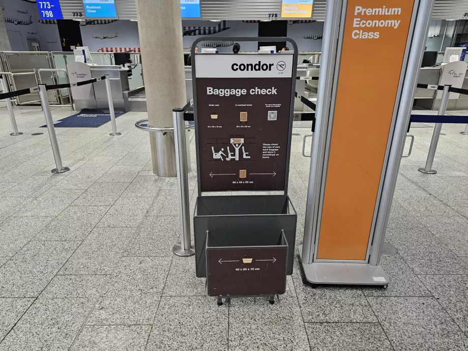 Vorlage für Handgepäck