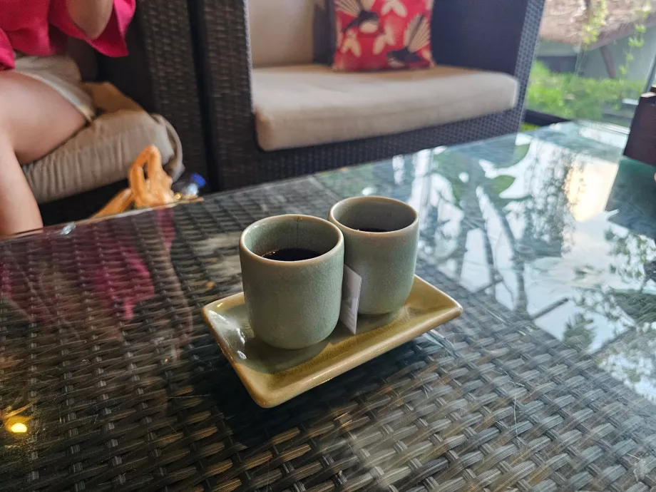 Begrüßungsgetränk