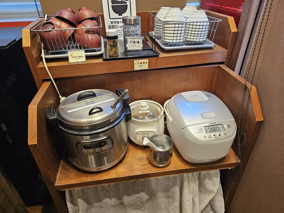 Frühstück - Reis und Misosuppe