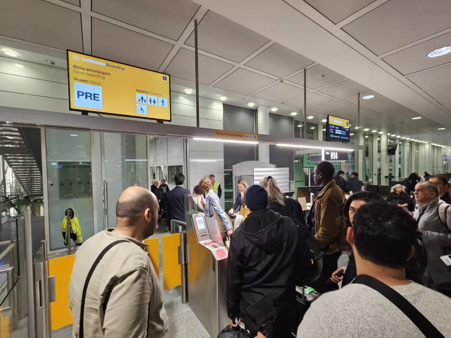 Einsteigen in den Flug