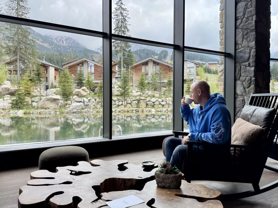 Lobbybereich mit Blick auf die Niedere Tatra