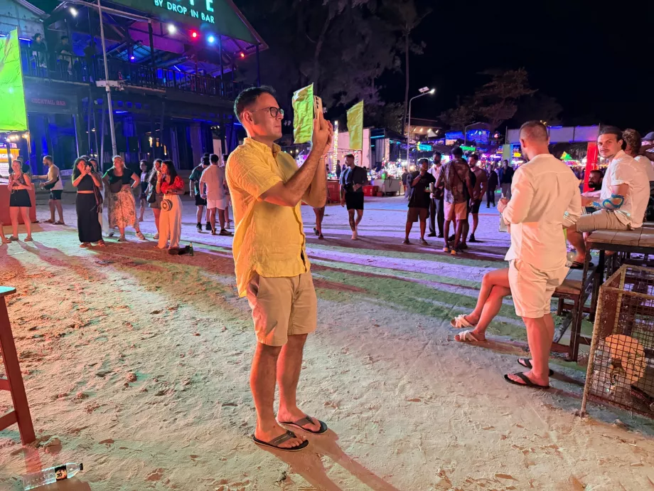 Ich auf der Vollmondparty