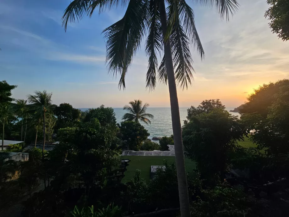 Blick auf den Sonnenaufgang