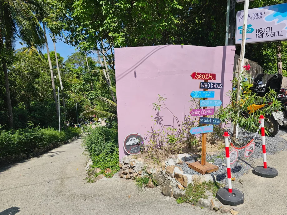 Der Weg zum Secret Beach