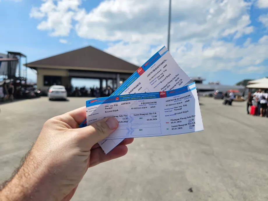 Fährenticket Koh Phangan - Koh Samui