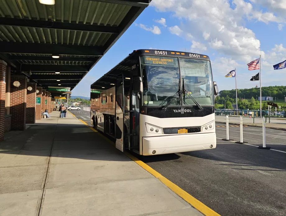 Megabus in die Innenstadt von New York