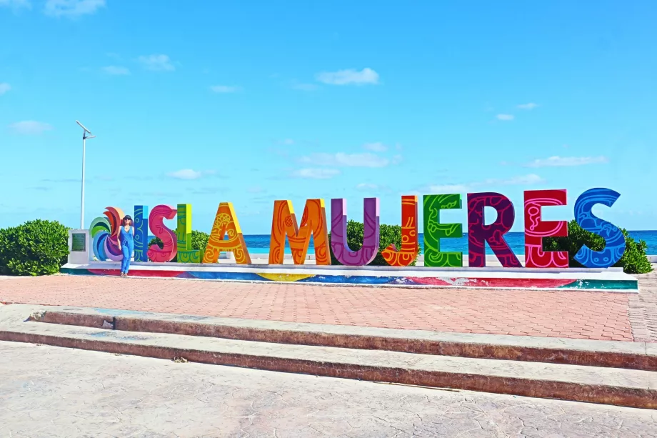 Schild „Isla Mujeres“