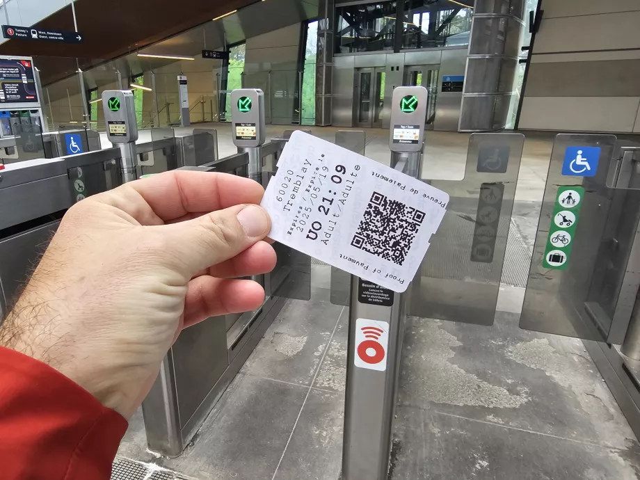 Fahrkarte für öffentliche Verkehrsmittel