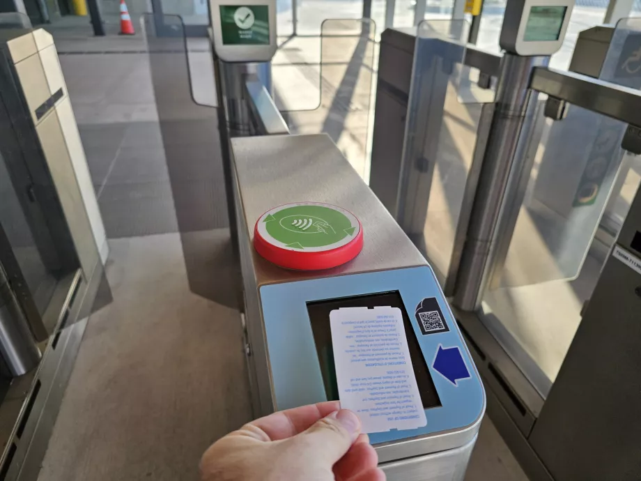 Verwendung des Tickets