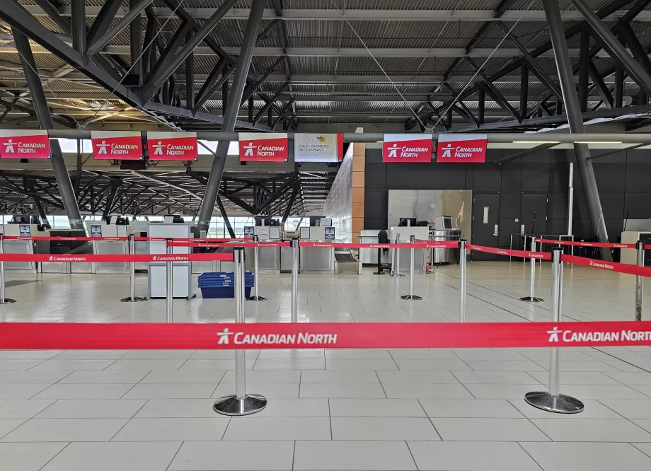 Check-in Kanadischer Norden