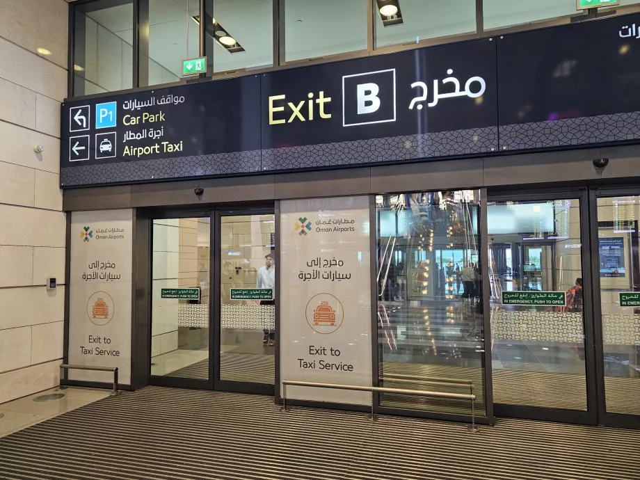 Ausfahrt zu den Taxis