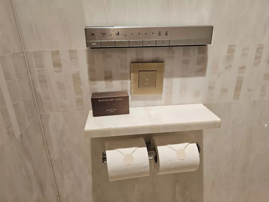 Steuerung der Toilette