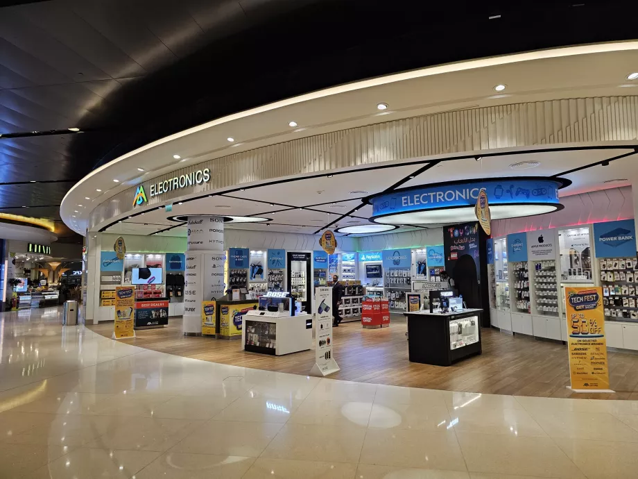 Geschäfte für Reiseelektronik