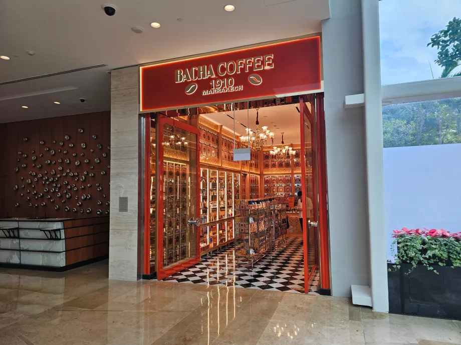 Geschäfte in der Hotellobby